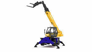 Telescopic forklift mrt 1840 rotatable
