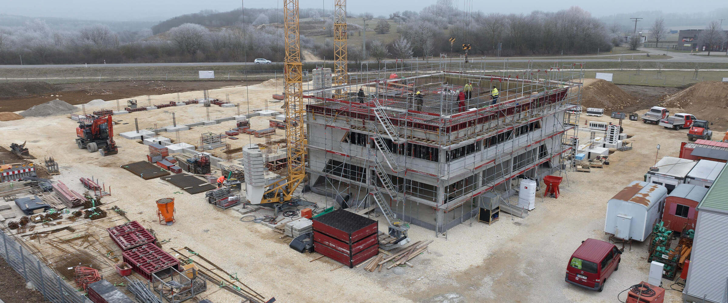 Spatenstich des neuen Firmensitzes der Mayer Hubarbeitsbühnen GmbH